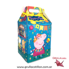 CAJITA FELIZ PEPPA PIG x6