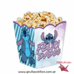 CAJITA POCHOCLERA STITCH x6