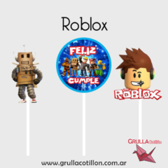 CAKE TOPPER x3 - ROBLOX