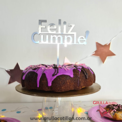 CAKE TOPPER FELIZ CUMPLEAÑOS SIGNO - comprar online