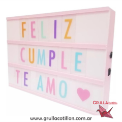 CARTEL LED COLOR GIGANTE en internet