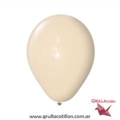 GLOBO PERLADO CHAMPAGNE 12" x10