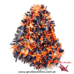 COLLAR HAWAIANO NEGRO Y NARANJA HALLOWEEN (Por unidad)