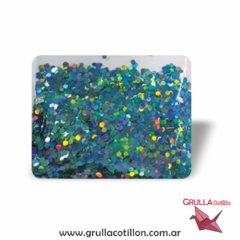 CONFETTI GLITTER CELESTE x20 gr.