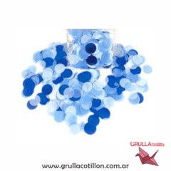 CONFETTI TONOS AZULES