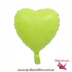GLOBO CORAZÓN PASTEL 18"