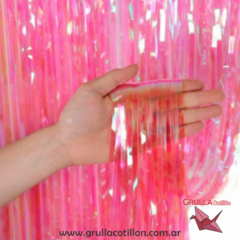 CORTINA IRIDISCENTE TONO ROSA - comprar online