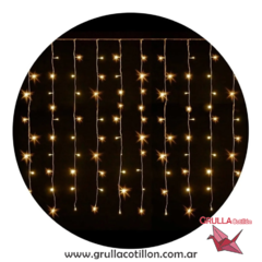 CORTINA CASCADA LUCES LED - 144 LUCES