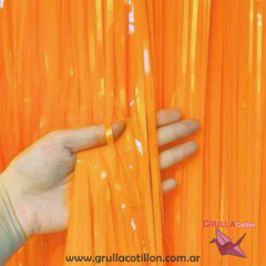 CORTINA NARANJA PASTEL