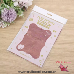 CORTINA HOLOGRAFICA PANEL ROSE GOLD