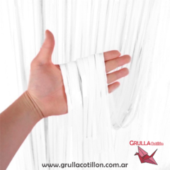 CORTINA PASTEL BLANCO