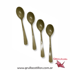 CUCHARAS PREMIUM DORADAS x10 - comprar online