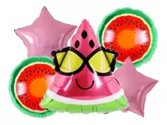 SET 5 GLOBOS SANDIA