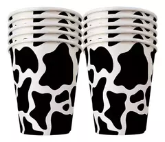 VASO MANCHA DE VACA x10