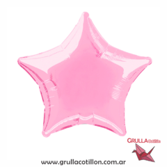 GLOBO ESTRELLA ROSA 18"