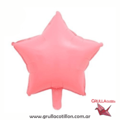 GLOBO ESTRELLA PASTEL 18" (Elegir color) - comprar online