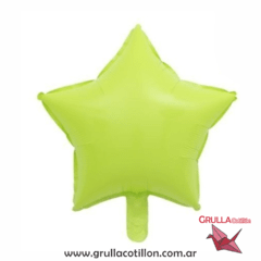 Imagen de GLOBO ESTRELLA PASTEL 18" (Elegir color)