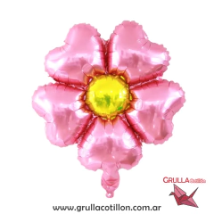 GLOBO FLOR METALIZADA 45 cm (Elegir color) - comprar online