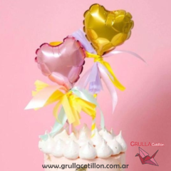 MINI GLOBITO CORAZON 12.5 CM x5 UNIDADES - comprar online