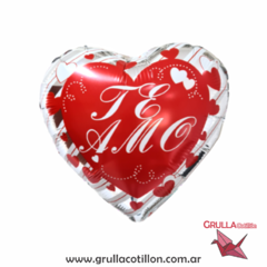 GLOBO MINI CORAZON TE AMO 25 cm.