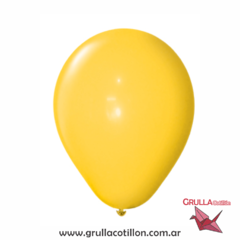 GLOBO PERLADO AMARILLO 12" x10