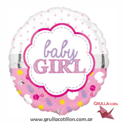 GLOBO BABY GIRL CIRCULAR 18"