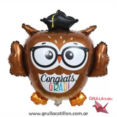 GLOBO BUHO EGRESADOS 60 cm.