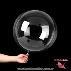 GLOBO BURBUJA 18" TRANSPARENTE - comprar online