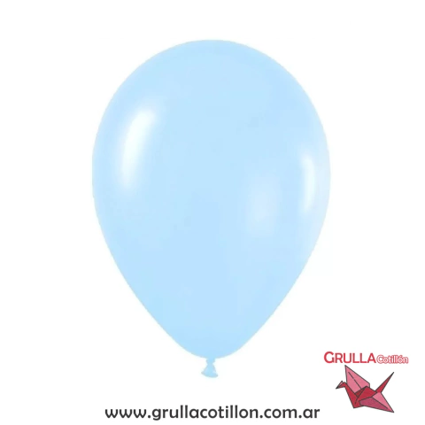 GLOBO CELESTE PASTEL 12" x10
