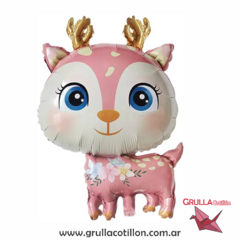 GLOBO BAMBI ROSA 65 cm.