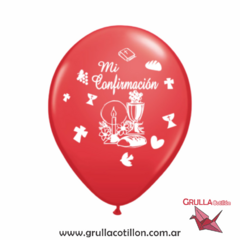 GLOBO ESTAMPADO MI CONFIRMACION x5