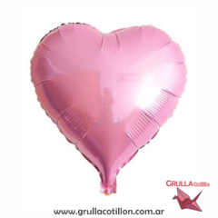 GLOBO CORAZON ROSA 18"