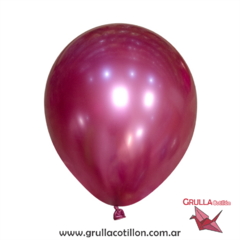 GLOBO CROMADO FUCSIA x10 - comprar online