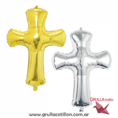 GLOBO FORMA CRUZ 80 cm. (Elegir color)