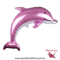 GLOBO DELFIN ROSA 1 METRO - comprar online