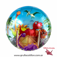 GLOBO PARQUE DINOSAURIOS 18"