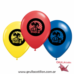 GLOBO ESTAMPADO DRAGON BALL x5