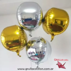 GLOBO ESFERA LISA 4D (Elegir color) - Grulla Mayorista