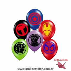 GLOBO ESTAMPADO AVENGERS x5 - comprar online