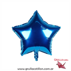 GLOBO ESTRELLA AZUL 18"