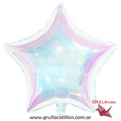 GLOBO ESTRELLA IRIDISCENTE 18"