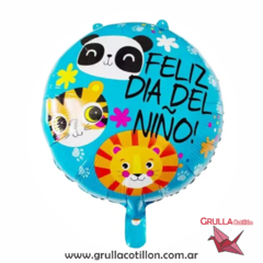 GLOBO FELIZ DIA DEL NIÑO 45 cm