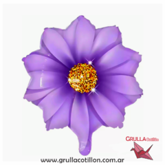 GLOBO FLOR VIOLETA 45 cm.