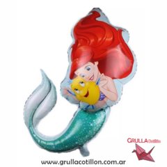 GLOBO LA SIRENITA ARIEL 80 cm.