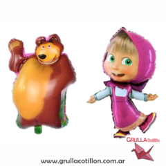 GLOBO MASHA Y EL OSO (ELEGIR MODELO) 70 cm