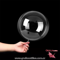 GLOBO BURBUJA 12" TRANSPARENTE - comprar online