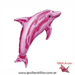 GLOBO MINI DELFIN ROSA