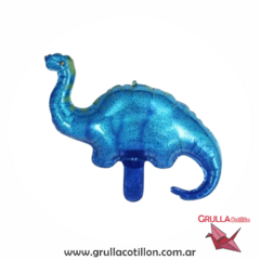 GLOBO MINI DINO AZUL 40 cm.