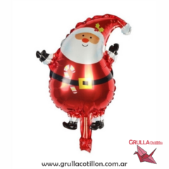 MINI GLOBO PAPA NOEL - ROJO