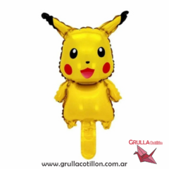 GLOBO MINI SILUETA PIKACHU 40 cm